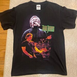 Tom Jones 1996 Tultex Black Musician Graphic Tee